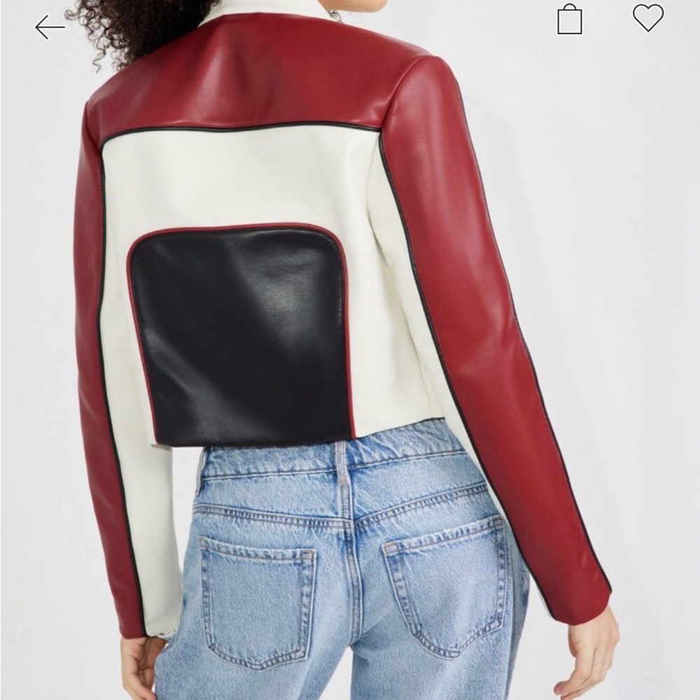 CROPPED RACER JACKET - Picture 5 of 5